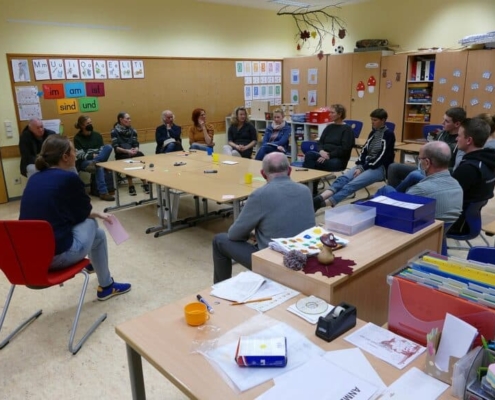 Ein Treffen der Klimawerkstatt in Bad Belzig